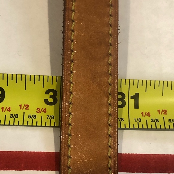 LOUIS VUITTON Vachetta Replacement Shoulder Strap with Clips and Shoulder Pad - Picture 4 of 16